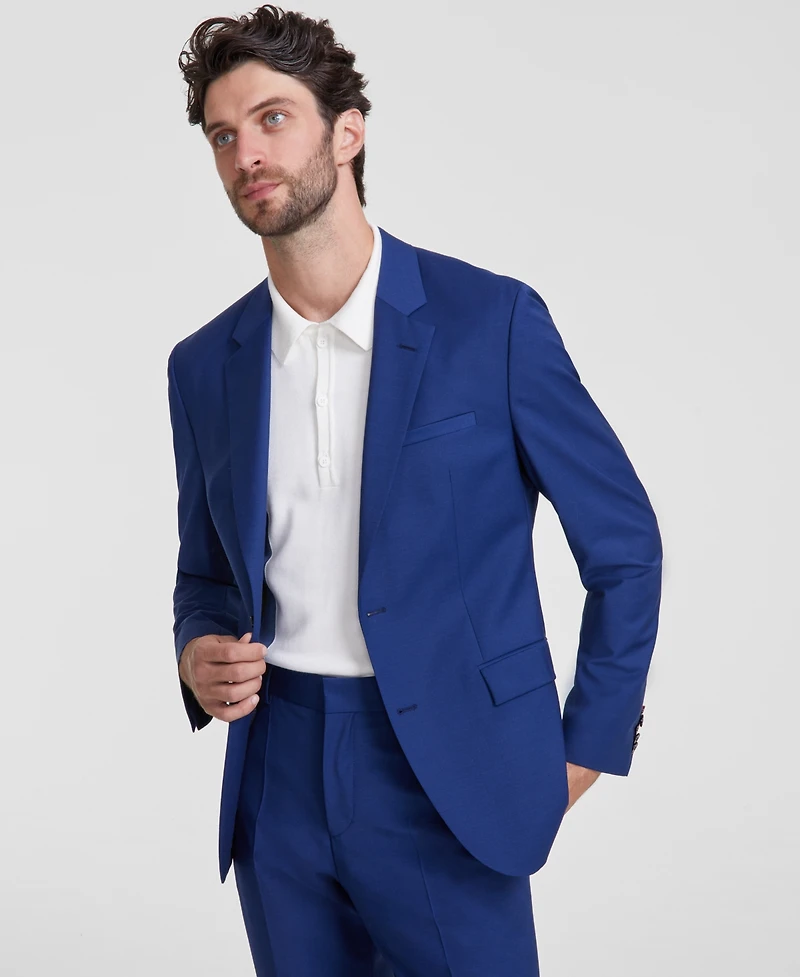 Hugo by Boss Men's Modern-Fit Solid Wool-Blend Suit Jacket - Close Out!