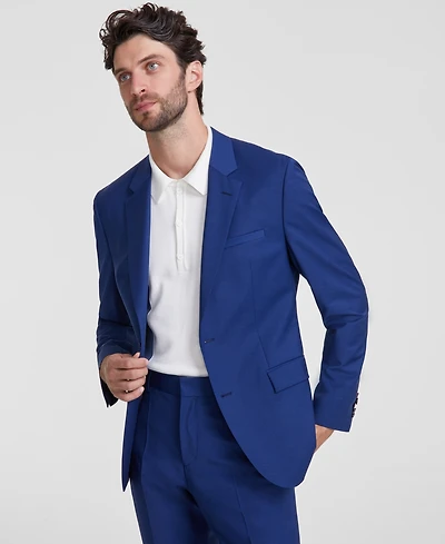 Hugo by Boss Men's Modern-Fit Solid Wool-Blend Suit Jacket - Close Out!