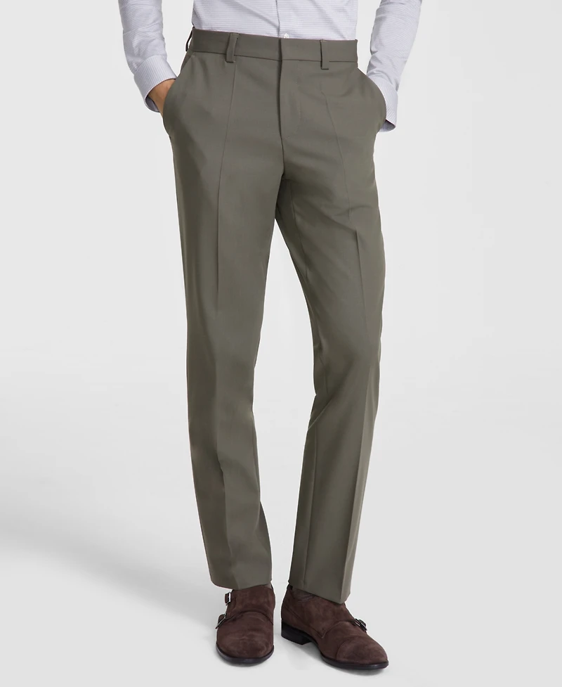 Hugo by Boss Men's Modern-Fit Solid Suit Separate Pants