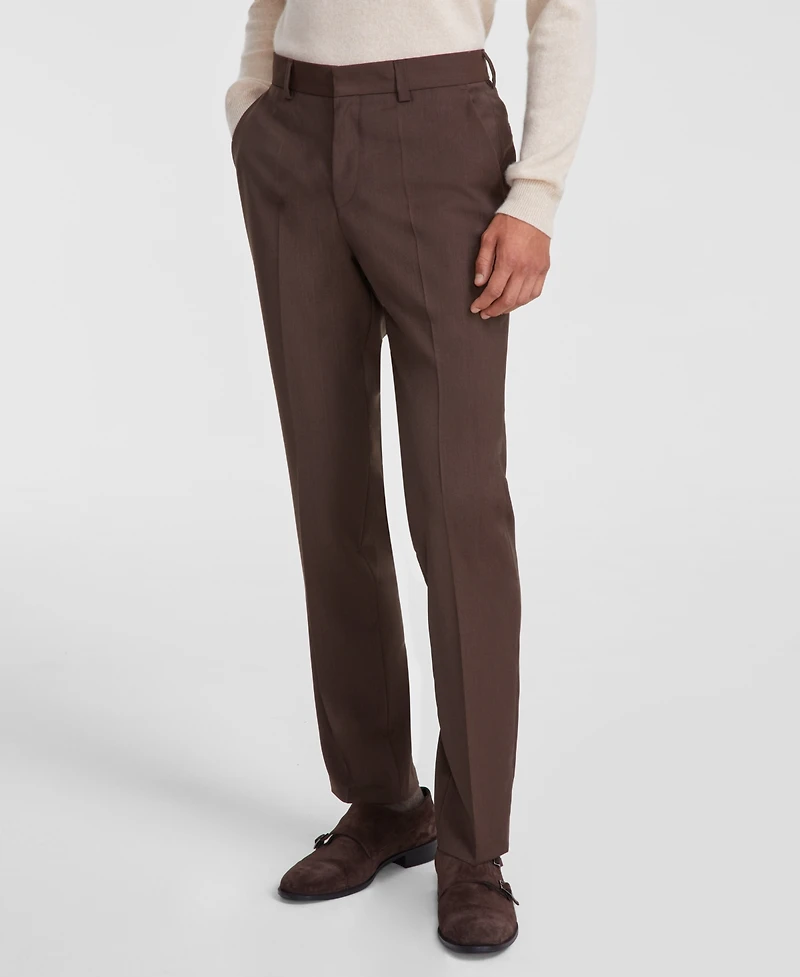 Hugo by Hugo Boss Men's Modern-Fit Wool Suit Separate Pants
