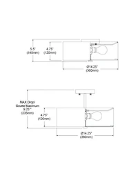 Dainolite 9.25" Fabric