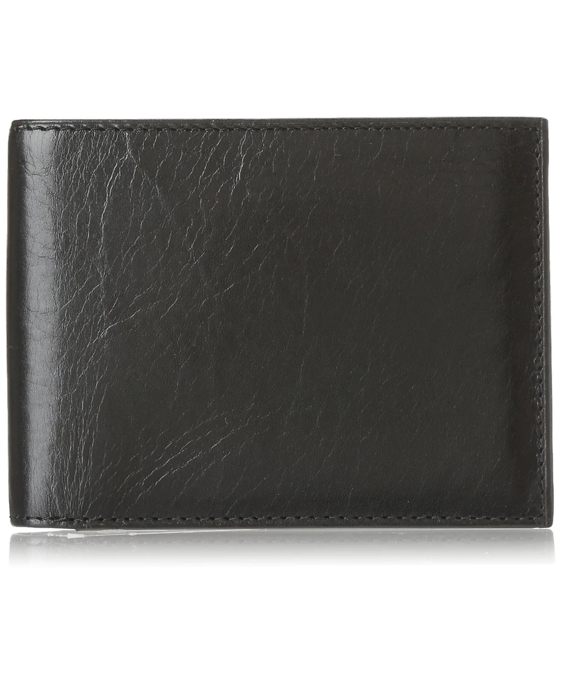 Bosca Men's Wallet, Old Leather Continental Bifold Wallet with I.d. Flap