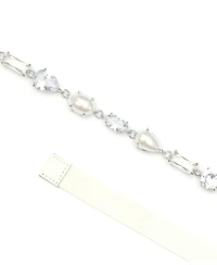 kate spade new york Imitation Pearl Stone Bridal Belt