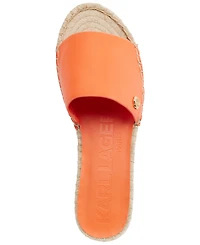 Karl Lagerfeld Paris Women's Carsten Espadrille Slide Sandals