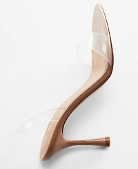 Mango Women's See-Through Straps Sandals