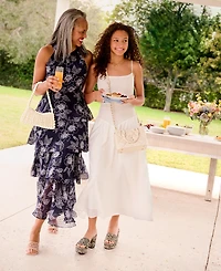 Tommy Hilfiger Women's Tiered Chiffon Maxi Dress