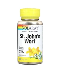 Solaray Organic St. John's Wort - 100 Capsules (450 mg per Capsule)