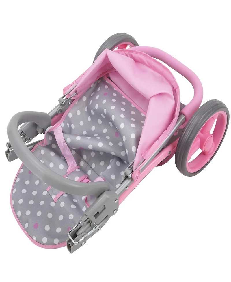 509 Crew - Cotton Candy Pink - Twin Tandem Doll Stroller