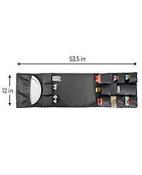 Smart Design Mini Fridge Organizer with 12 Pockets 53.5" x 12"