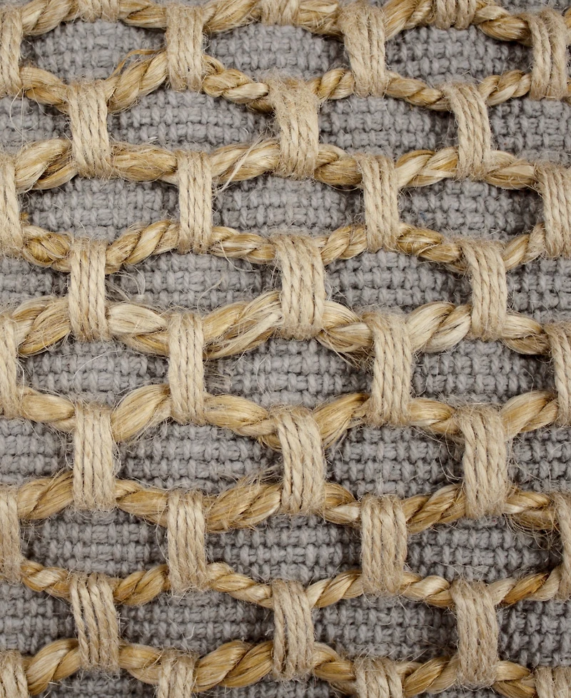 Boho Living Jada Jute Decorative Pillows 2 Piece Set, 20" x