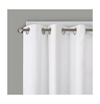 Olivia Floral Total Blackout Curtain 1 Panel for bedroom, Grommet top fit up to 1.25 inches rod Single Curtain Panel for Living Room, Width 50 length