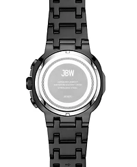 Jbw Men's Heist Multifunction Black Stainless Steel Watch, 45mm