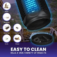 LiBa Electric Bug Zapper, Waterproof Outdoor & Indoor Insect Killer with Switch: 4000V Powerful Grid