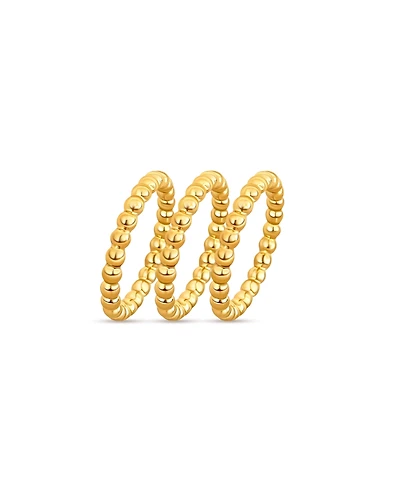 Ellie Vail - Lucia Beaded Triple Ring Set
