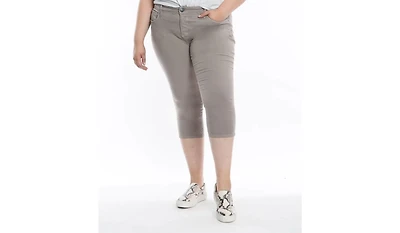Slink Jeans Plus Mid Rise Crop
