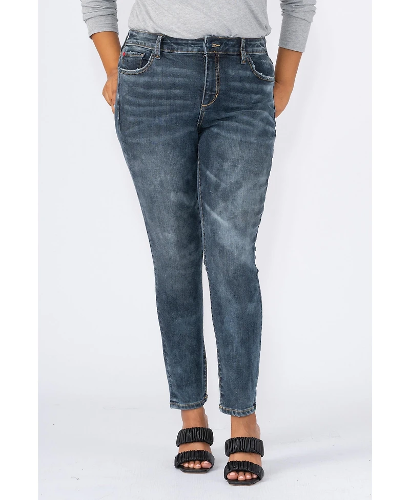 Slink Jeans Women's High Rise Ankle Skinny