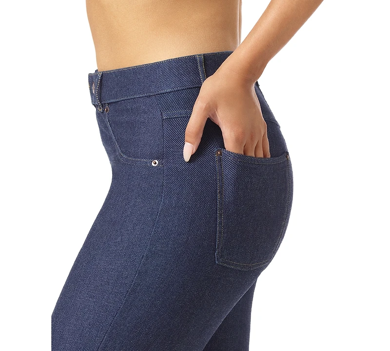 Hue Women's Cuffed Essential Pull-On Denim Shorts