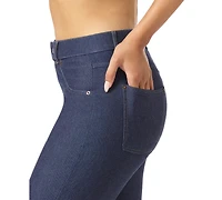 Hue Women's Cuffed Essential Pull-On Denim Shorts