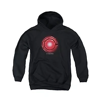 Justice League Movie Youth Cyborg Logo Pull Over Hoodie / Hooded Sweatshirt