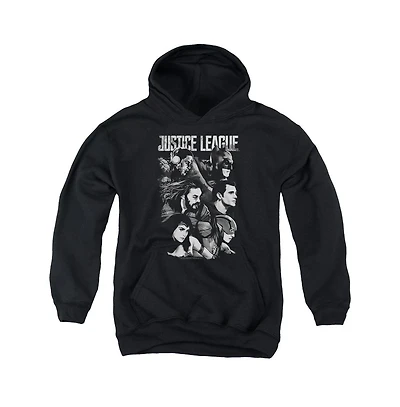 Justice League Movie Youth Pushing Forward Pull Over Hoodie / Hooded Sweatshirt