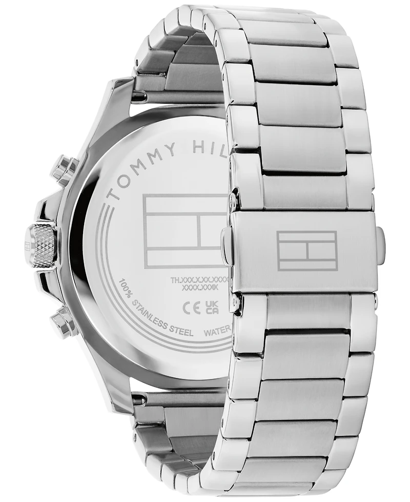 Tommy Hilfiger Men's Quartz Silver Stainless Steel Watch 46mm
