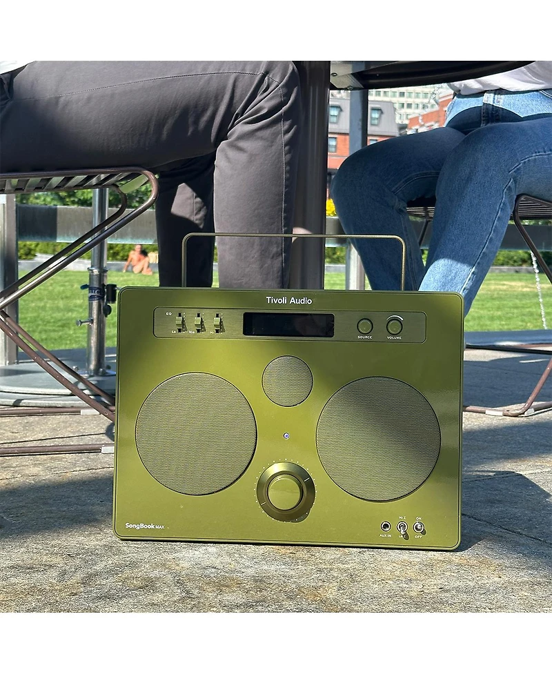 Tivoli Audio Songbook Max Bluetooth Speaker with Built-In Pre-Amp and Carrying Handle