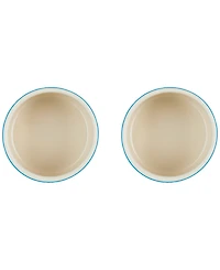 Le Creuset Stoneware Round Ramekin Straight Wall Set