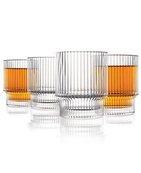 Fifth Avenue Manufacturers Old Fashioned Glasses, Set of 4