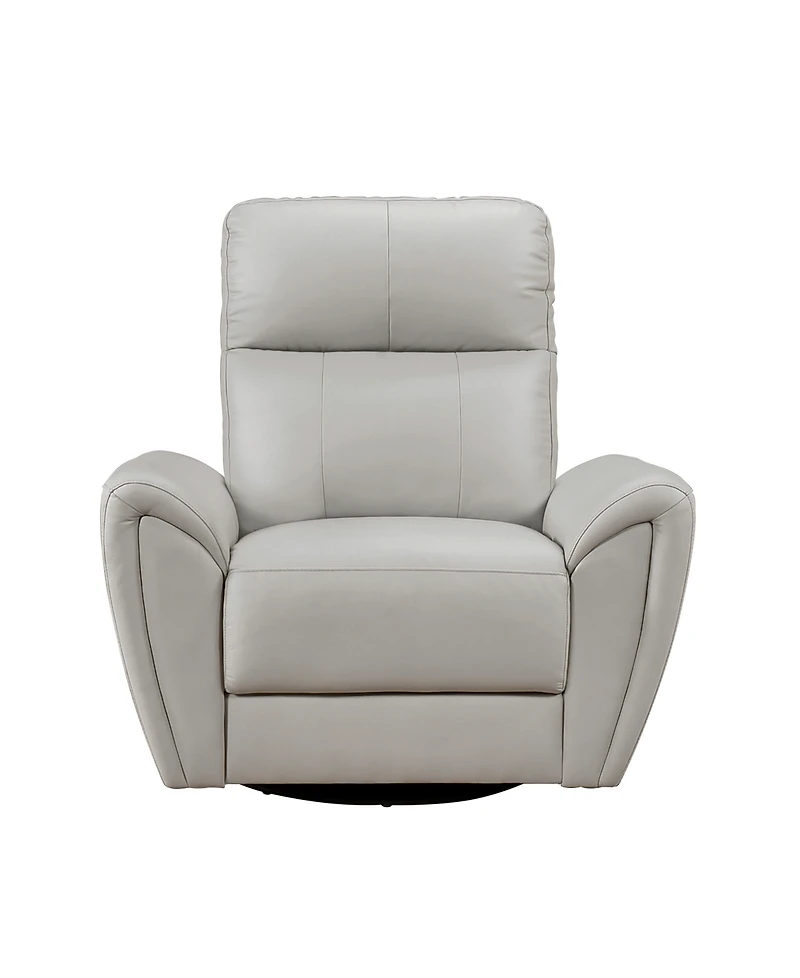 White Label Brennen 39" Leather Match Swivel Glider Chair