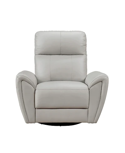 White Label Brennen 39" Leather Match Swivel Glider Chair