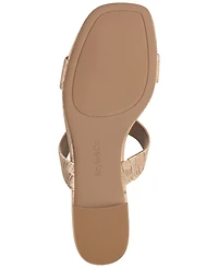 Style & Co Women's Victoriaa Double Band Block Heel Dress Sandals, Created for Macy's