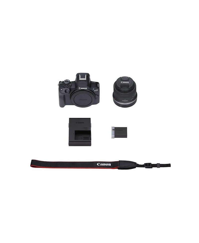 Canon Eos R50 Mirrorless Camera with Rf-s 18-45mm f/4.5-6.3 Is Stm Lens