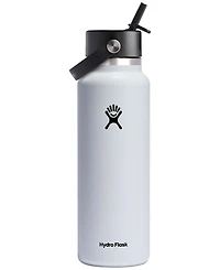 Hydro Flask 40-Oz Wide-Mouth Flex Straw Stainless Steel Bottle