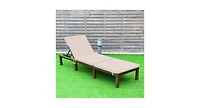 Slickblue 4 Position Adjustable Chaise Lounge Chair