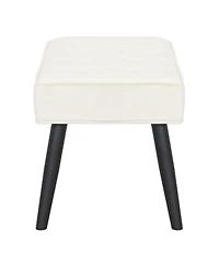 WestinTrends Velvet Tufted Bedroom Bench for Living Room & Entryway