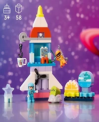 Lego Duplo 3 in 1 Space Shuttle Adventure Toy, Kids Role Playing Toy 10422