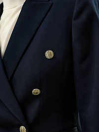 Lilysilk Women's Tailored Double-Breasted Blazer
