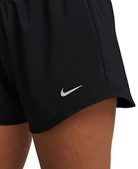 Nike Women's One Dri-fit Mid-Rise Brief-Lined Shorts