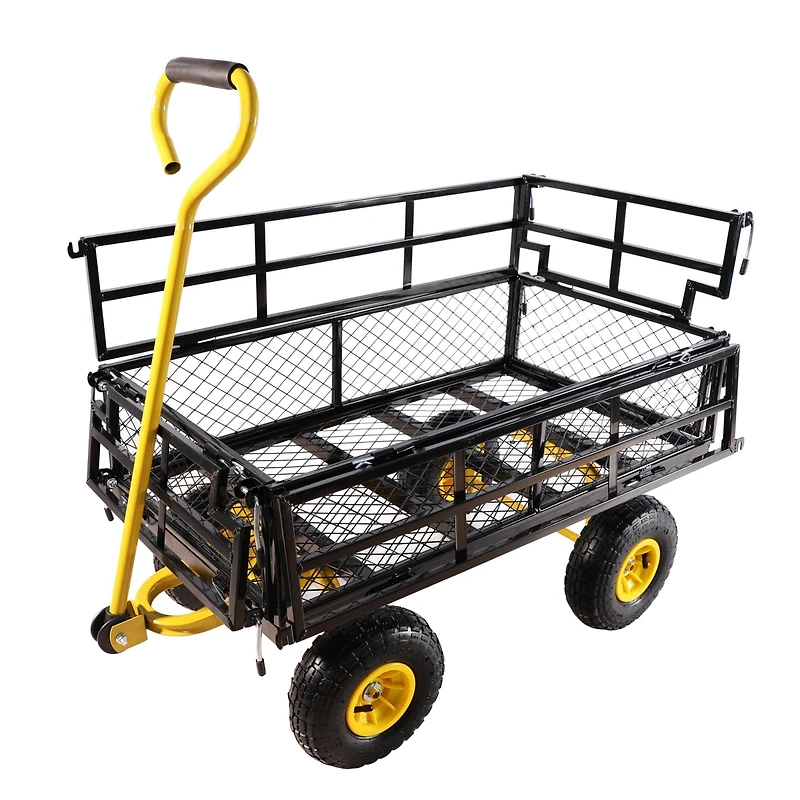 Streamdale Furniture Wagon Cart Garden Cart Trucks Make It Easier To Transport Firewood 0002