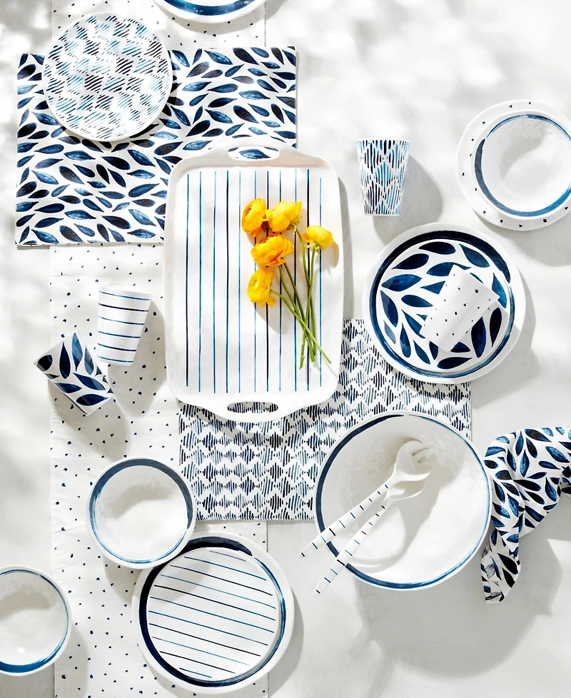 Lenox Blue Bay Melamine 20-Piece Dinnerware Set, Service for 4