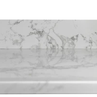 Streamdale Furniture 43 X 22 Bathroom Stone Vanity Top Engineered Stone Carrara Marble With Rectangle