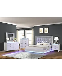 Simplie Fun Passion Nightstand Milky White