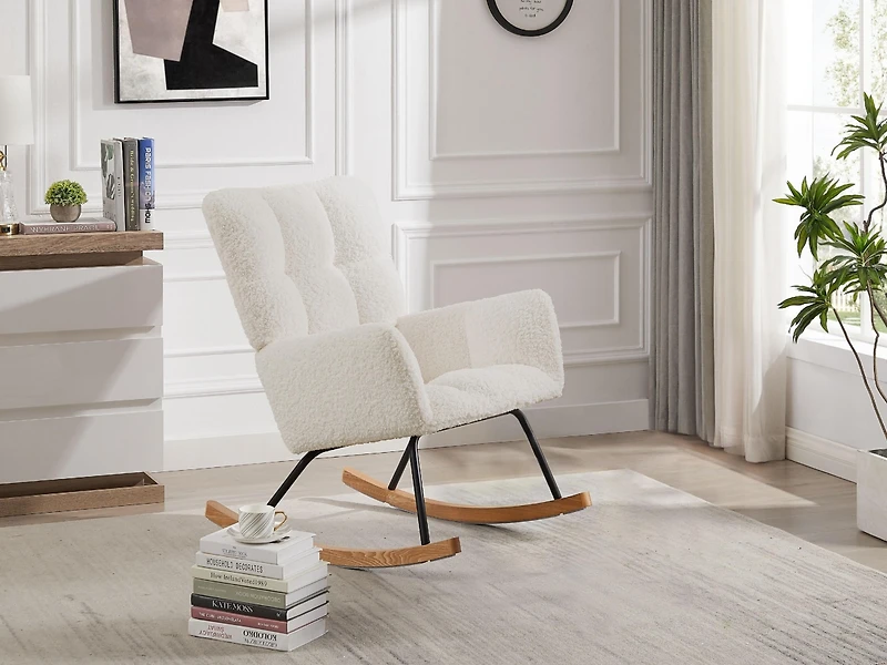 Streamdale Rocking Chair with High Backrest for Nursing