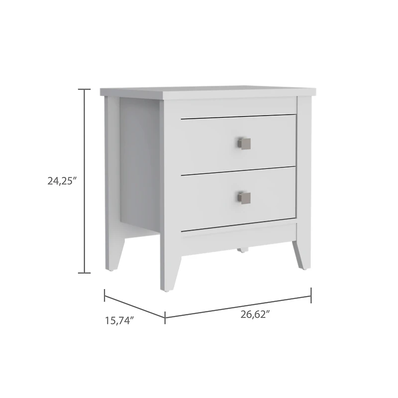 Streamdale Furniture Windsor 2-Drawer Nightstand