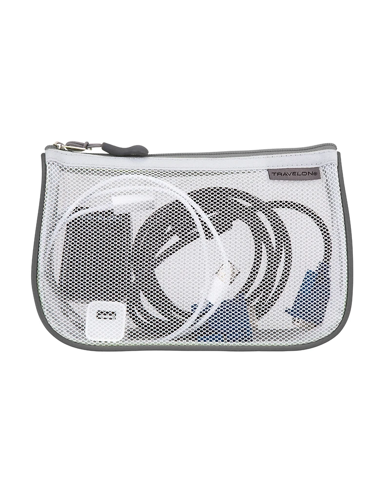 Travelon Set of 3 Assorted Piped Pouches