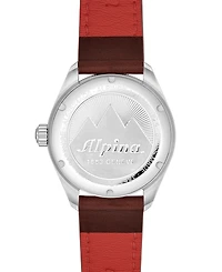 Alpina Men's Swiss Automatic Alpiner 4 Brown Leather Strap Watch 40mm