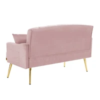 Simplie Fun Pink 2 Seater Sofa