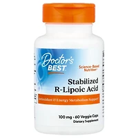 Doctor's Best Stabilized R-Lipoic Acid 100 mg
