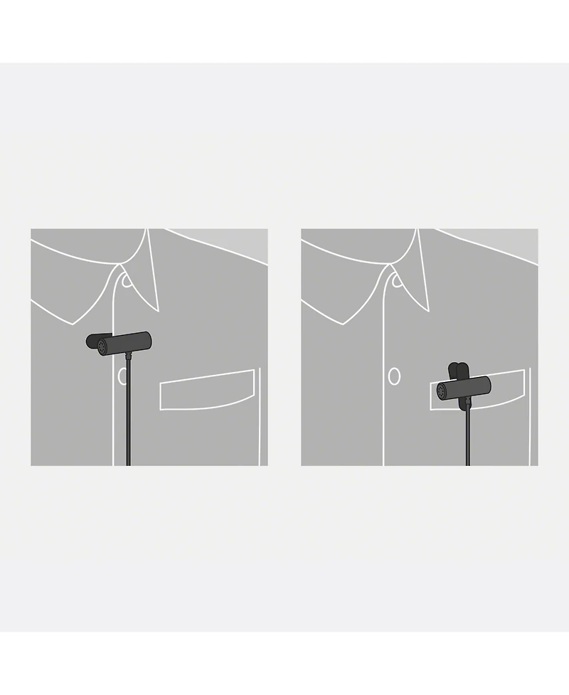 Sony Ecm-Lv1 Compact Stereo Lavalier Microphone