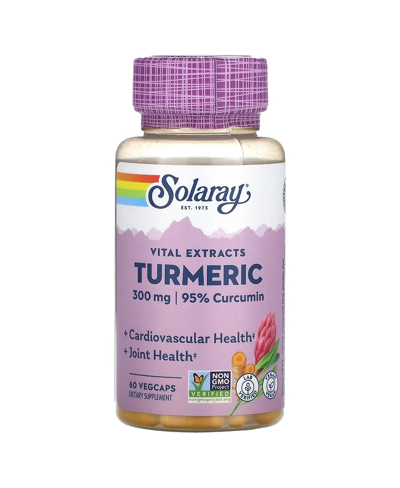 Solaray Turmeric 300 mg - 60 VegCaps